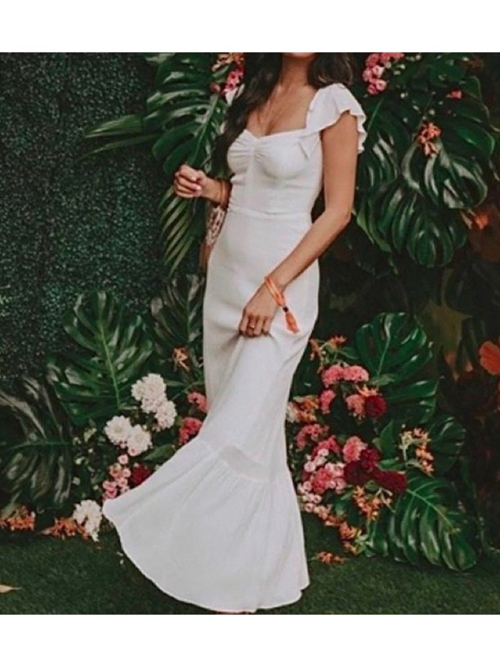 REFORMATION maxi Dress in Ivory White 6
